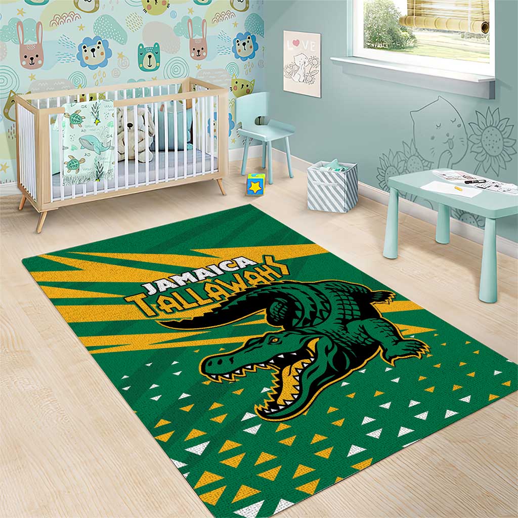 Afro Jamaica Cricket Tallawahs Area Rug Fi Wi Tallawahs Champions LT01