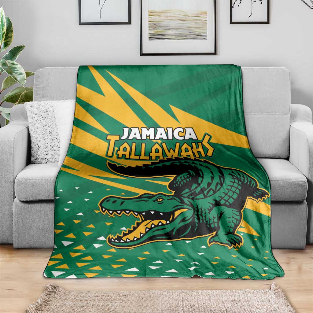Afro Jamaica Cricket Tallawahs Blanket Fi Wi Tallawahs Champions LT01
