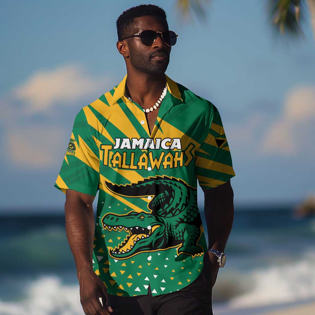 Custom Afro Jamaica Cricket Tallawahs Hawaiian Shirt Fi Wi Tallawahs Champions LT01