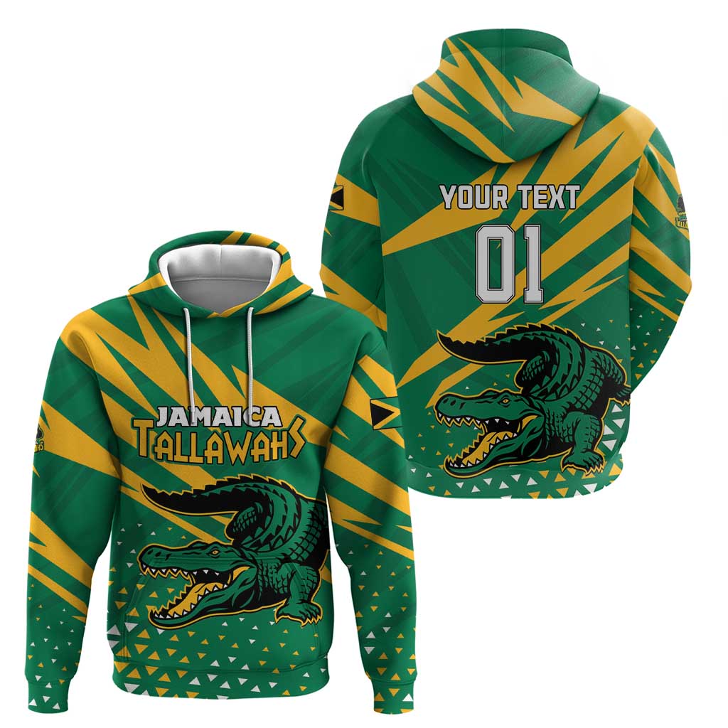 Custom Jamaica Cricket Tallawahs Hoodie Fi Wi Tallawahs Champions LT01