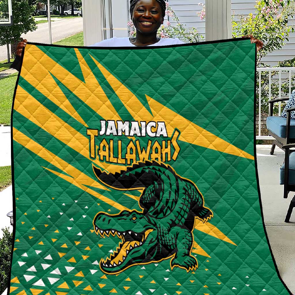 Afro Jamaica Cricket Tallawahs Quilt Fi Wi Tallawahs Champions LT01