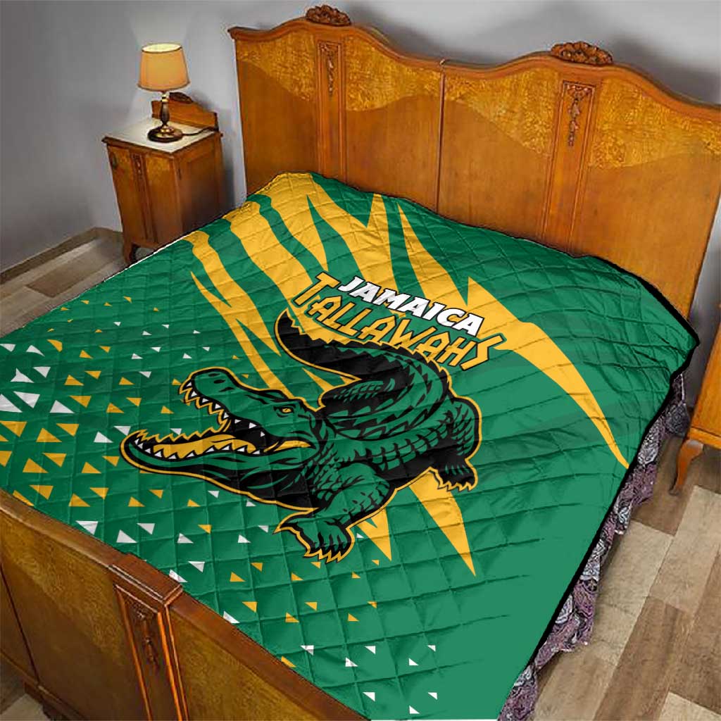 Afro Jamaica Cricket Tallawahs Quilt Fi Wi Tallawahs Champions LT01