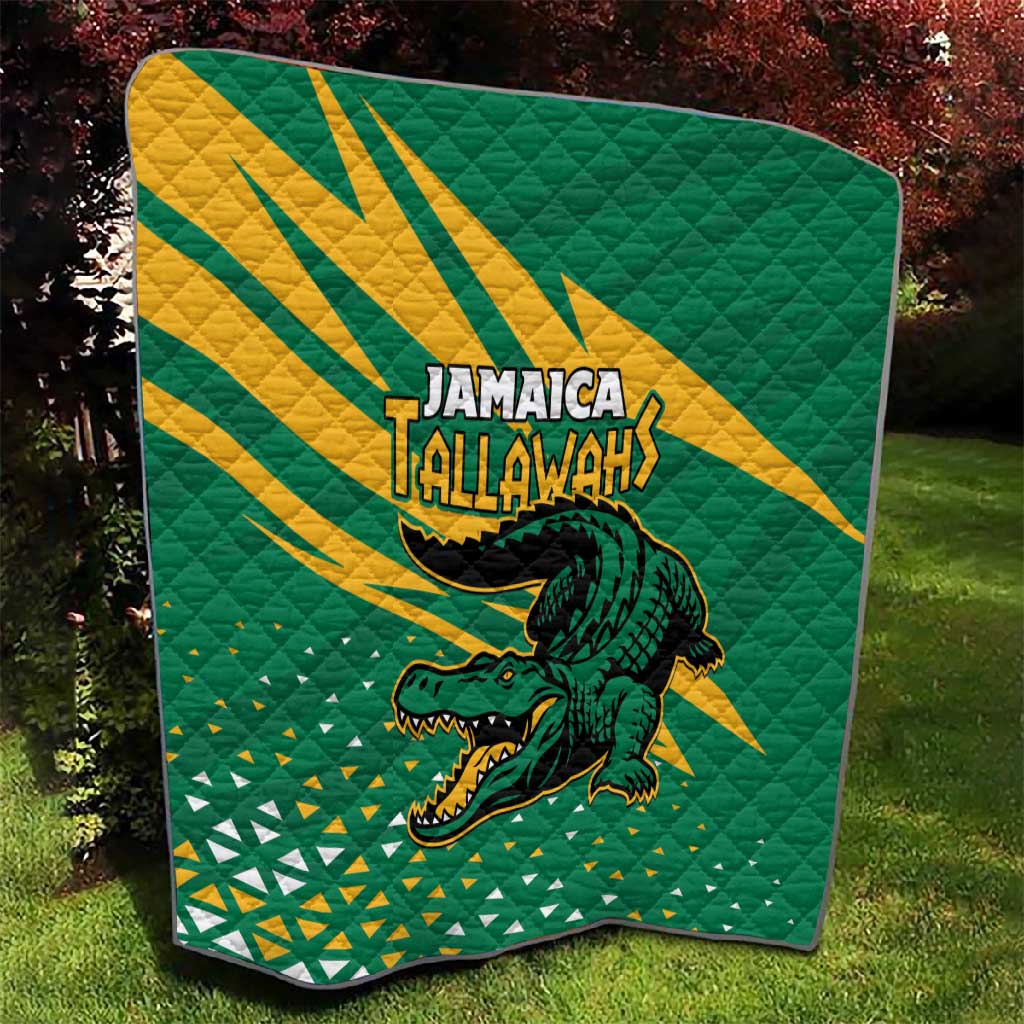 Afro Jamaica Cricket Tallawahs Quilt Fi Wi Tallawahs Champions LT01