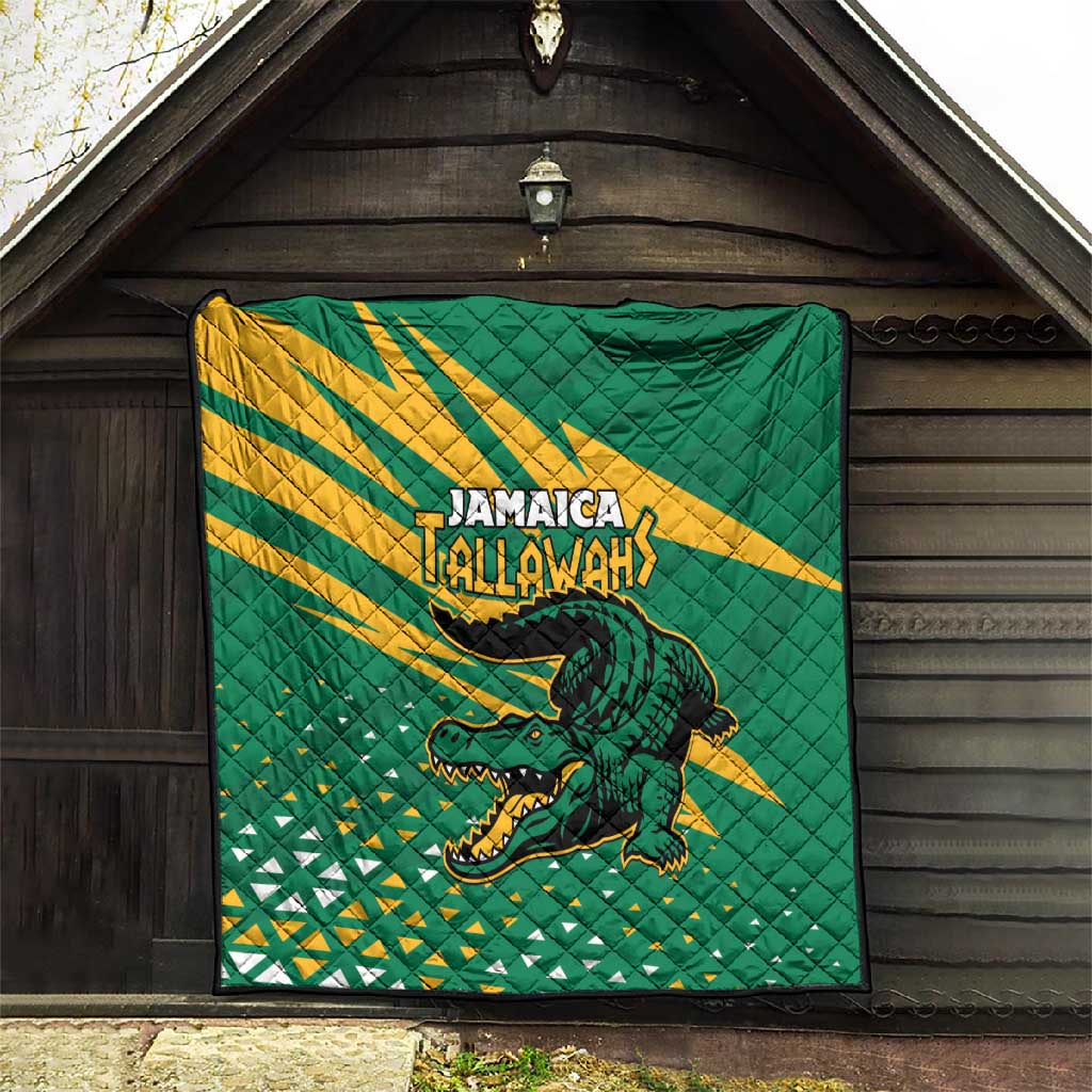 Afro Jamaica Cricket Tallawahs Quilt Fi Wi Tallawahs Champions LT01