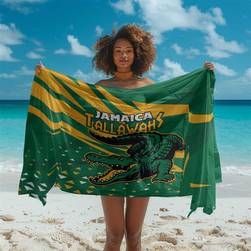 Afro Jamaica Cricket Tallawahs Sarong Fi Wi Tallawahs Champions LT01