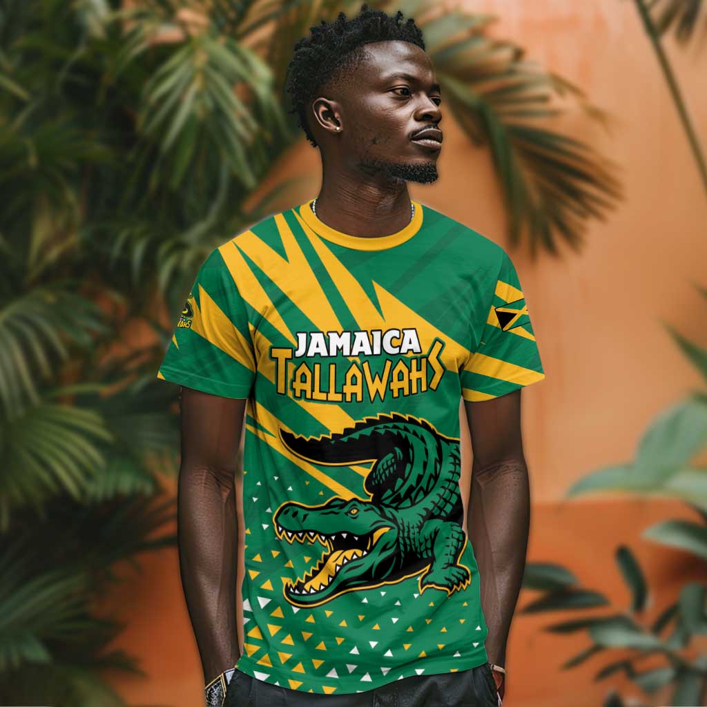 Custom Afro Jamaica Cricket Tallawahs T shirt Fi Wi Tallawahs Champions LT01
