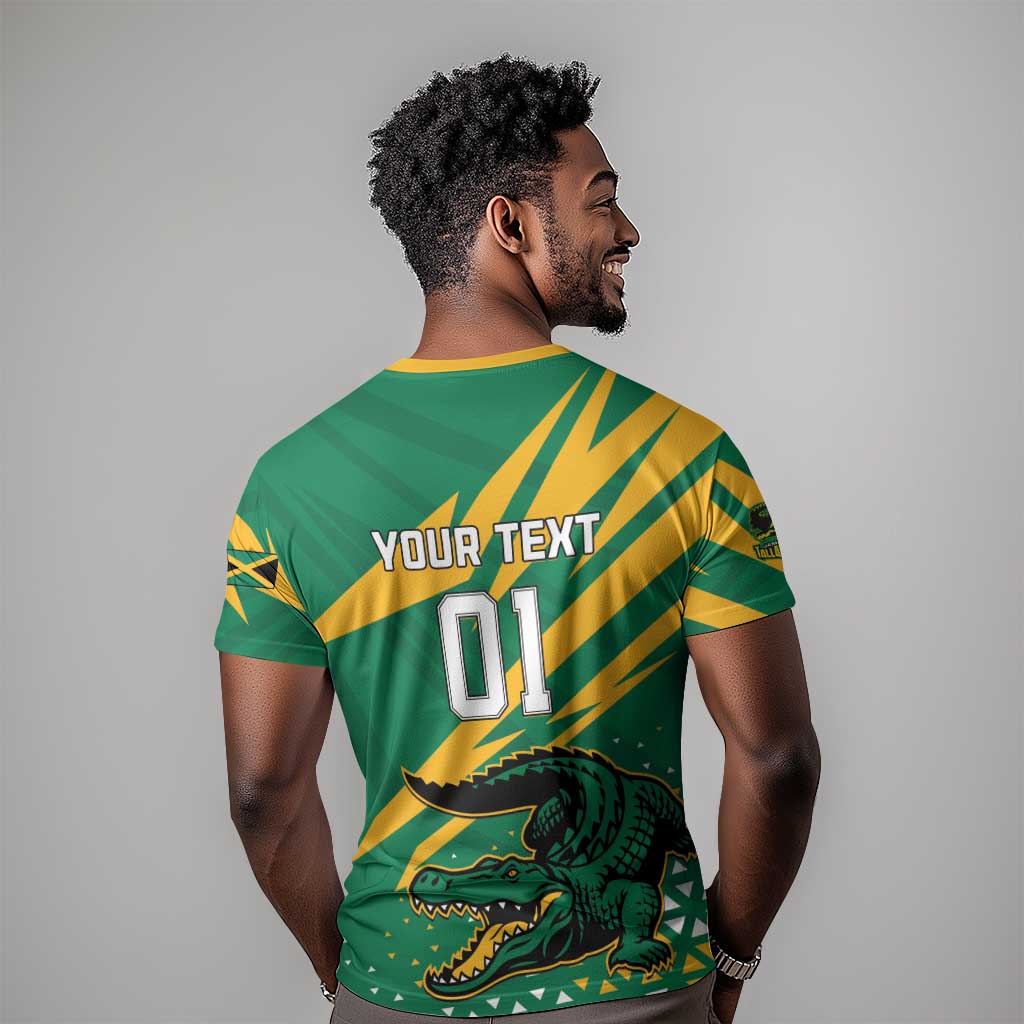 Custom Afro Jamaica Cricket Tallawahs T shirt Fi Wi Tallawahs Champions LT01