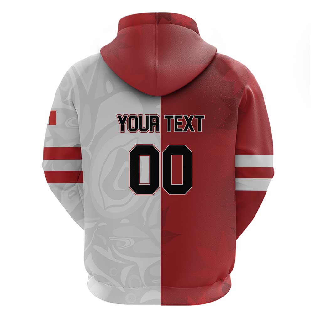 Custom Canada Ice Hockey Team Hoodie Maple Leaf Go Champions LT01