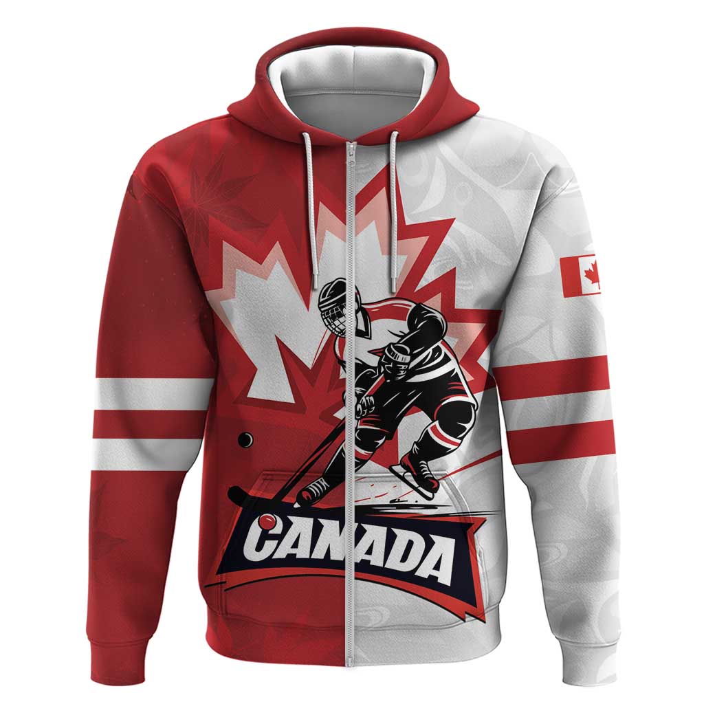 Custom Canada Ice Hockey Team Hoodie Maple Leaf Go Champions LT01
