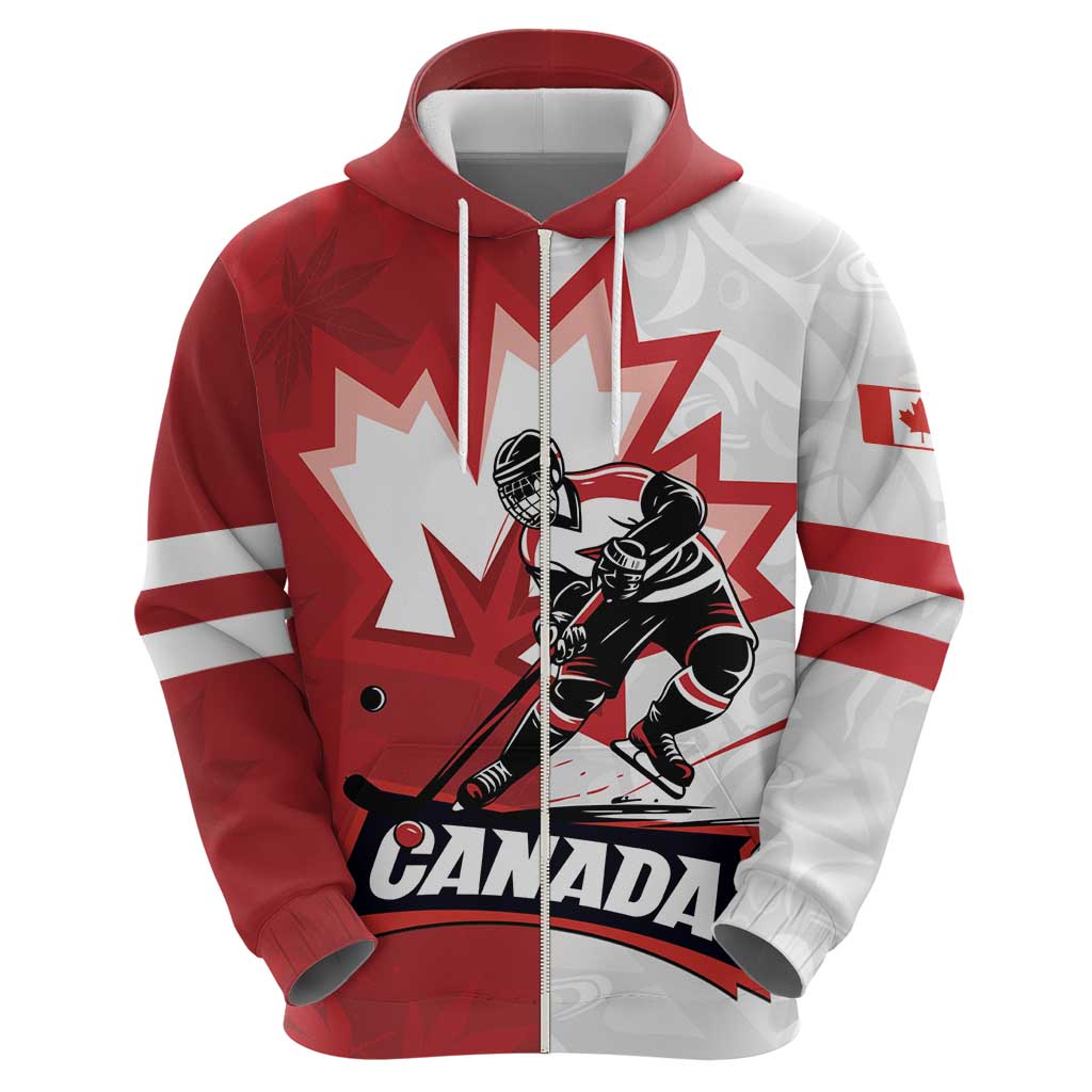 Custom Canada Ice Hockey Team Hoodie Maple Leaf Go Champions LT01