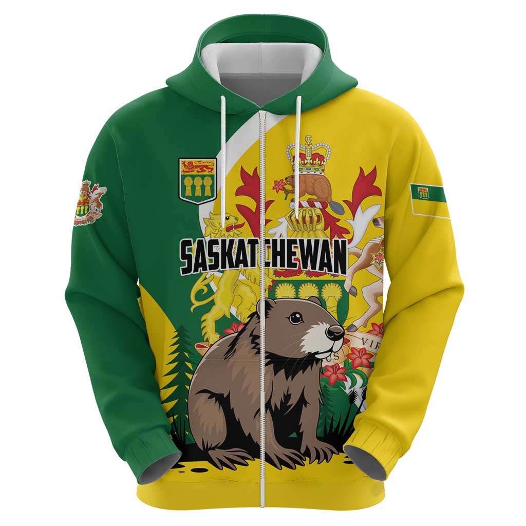 Personalized Canada Saskatchewan Province Hoodie Multis e Gentibus Vires LT01