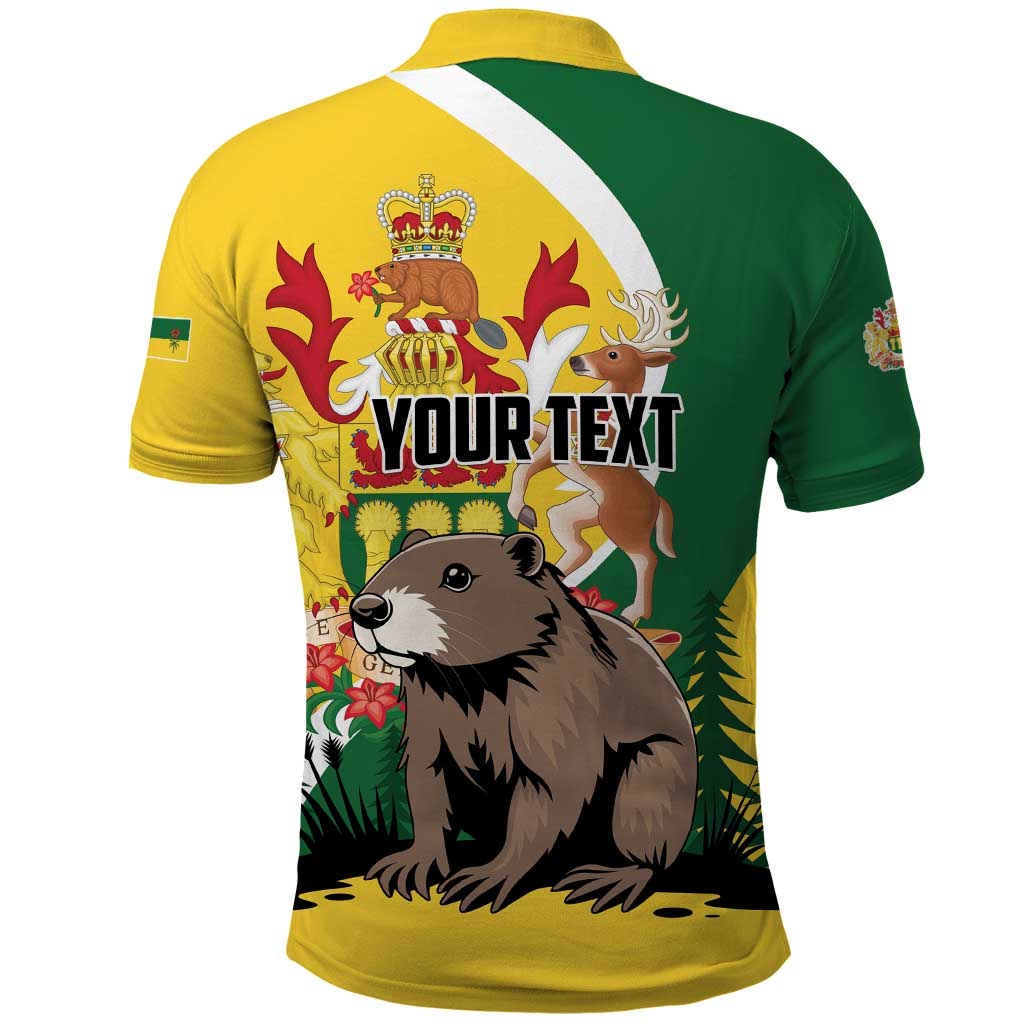 Personalized Canada Saskatchewan Province Polo Shirt Multis e Gentibus Vires LT01