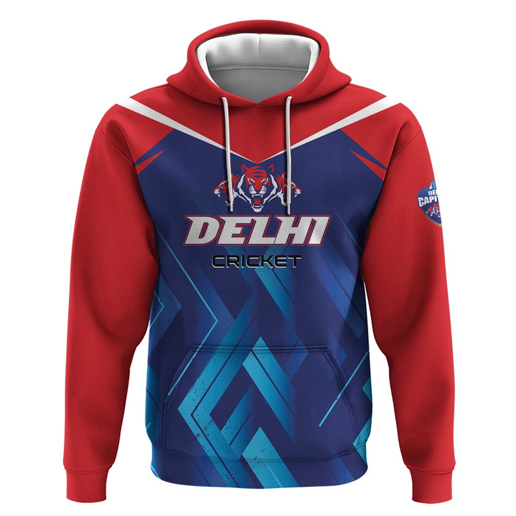 Custom Capitals Delhi 2025 Cricket Hoodie Fight Till The End LT01