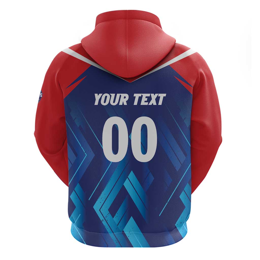 Custom Capitals Delhi 2025 Cricket Hoodie Fight Till The End LT01