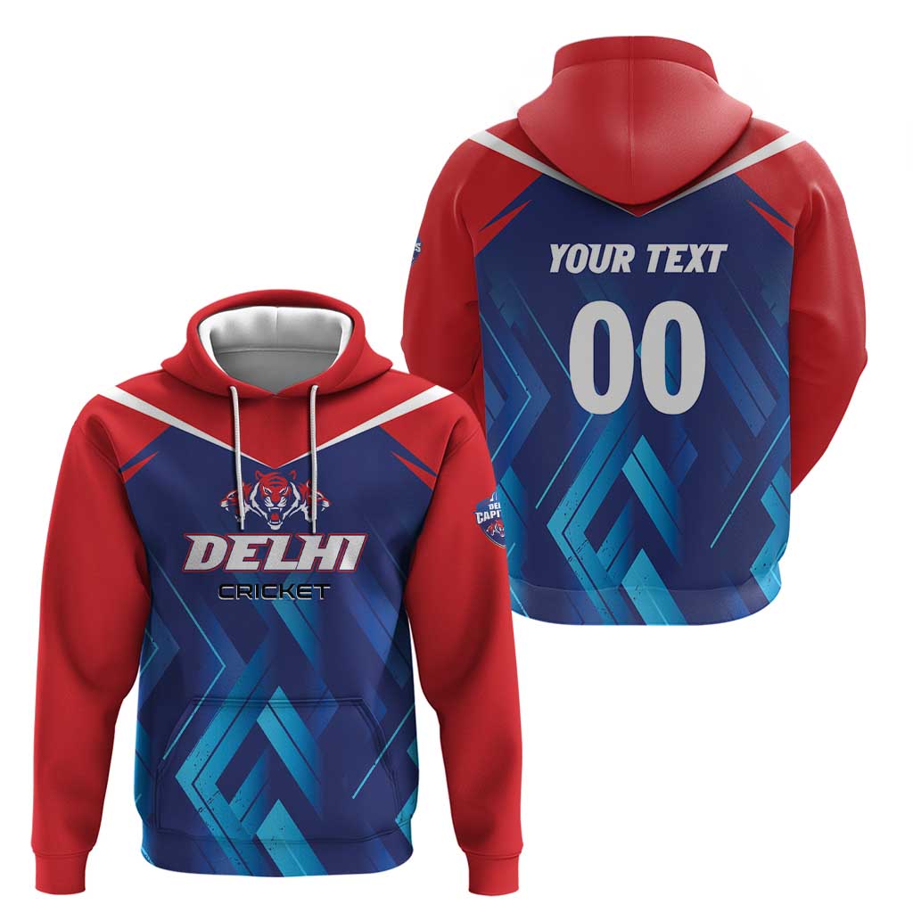 Custom Capitals Delhi 2025 Cricket Hoodie Fight Till The End LT01