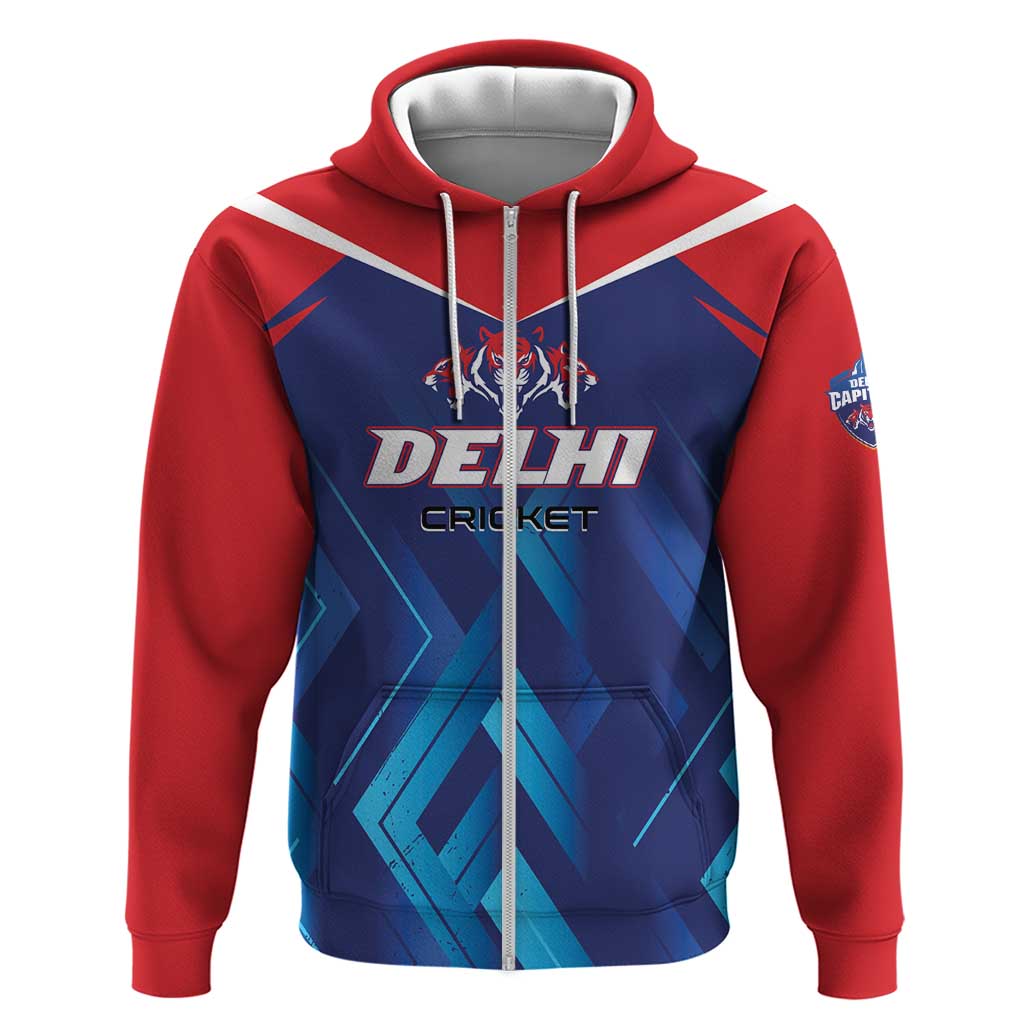 Custom Capitals Delhi 2025 Cricket Hoodie Fight Till The End LT01