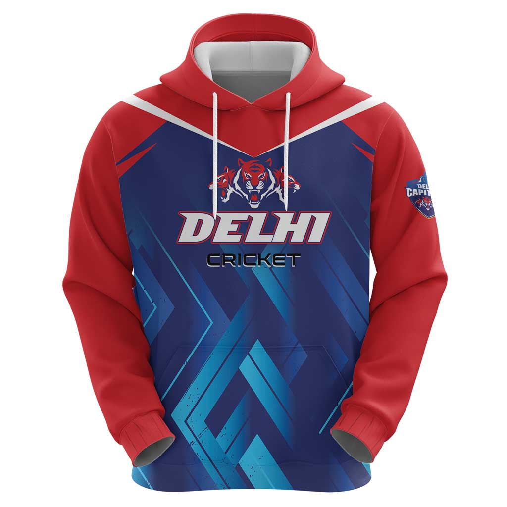 Custom Capitals Delhi 2025 Cricket Hoodie Fight Till The End LT01