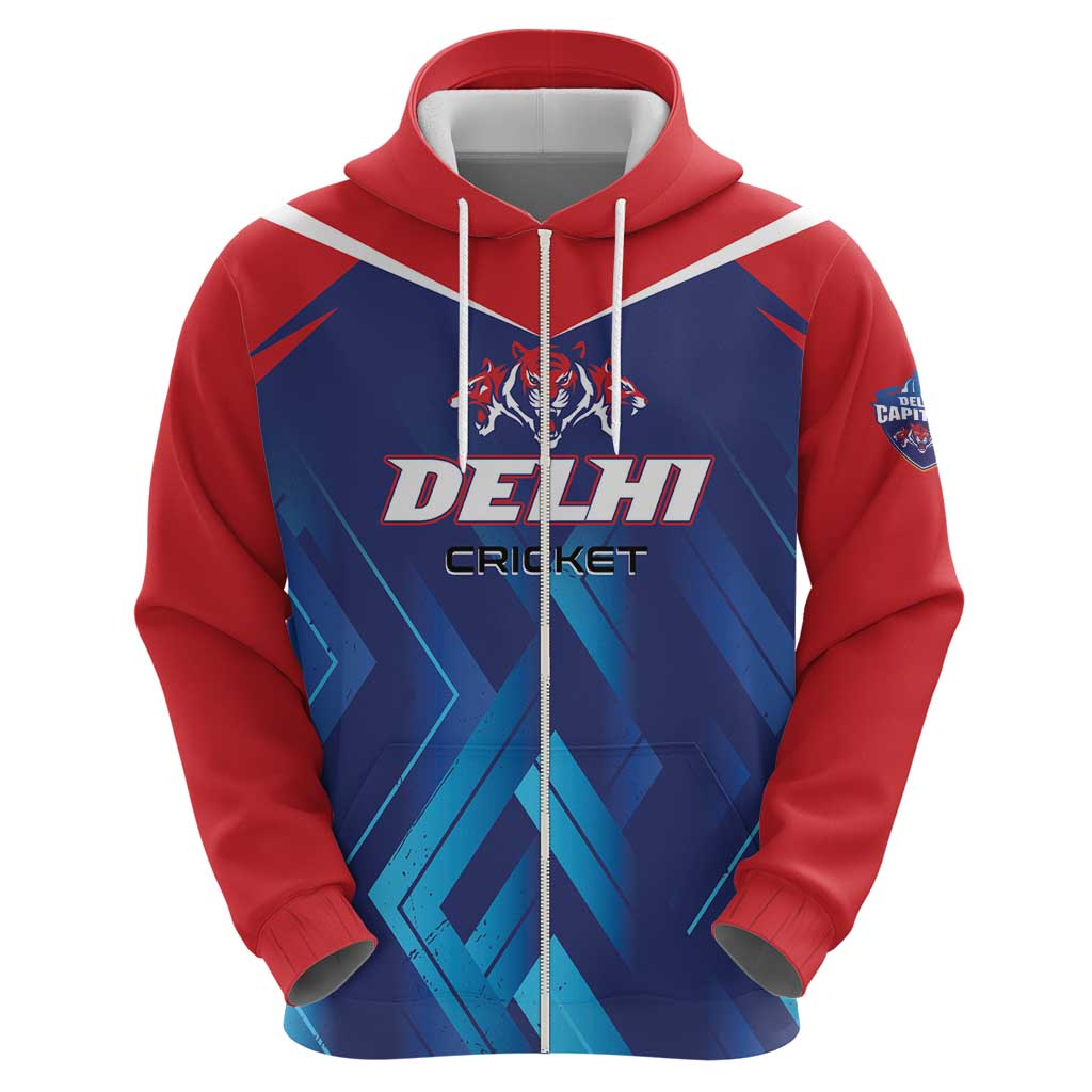 Custom Capitals Delhi 2025 Cricket Hoodie Fight Till The End LT01