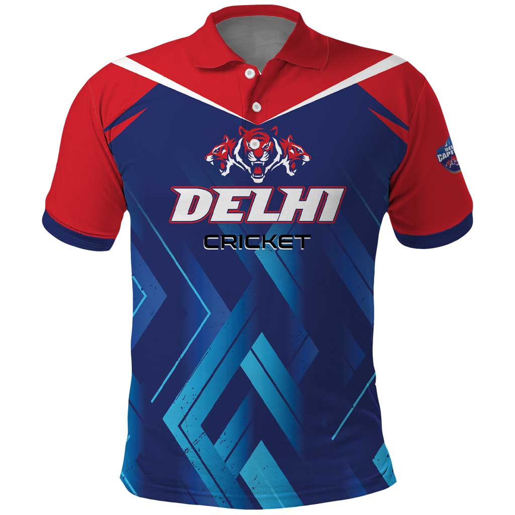 Custom Capitals Delhi 2025 Cricket Polo Shirt Fight Till The End LT01