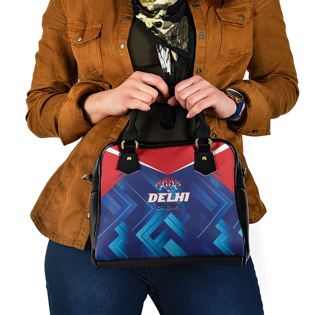 Capitals Delhi 2025 Cricket Shoulder Handbag Fight Till The End LT01