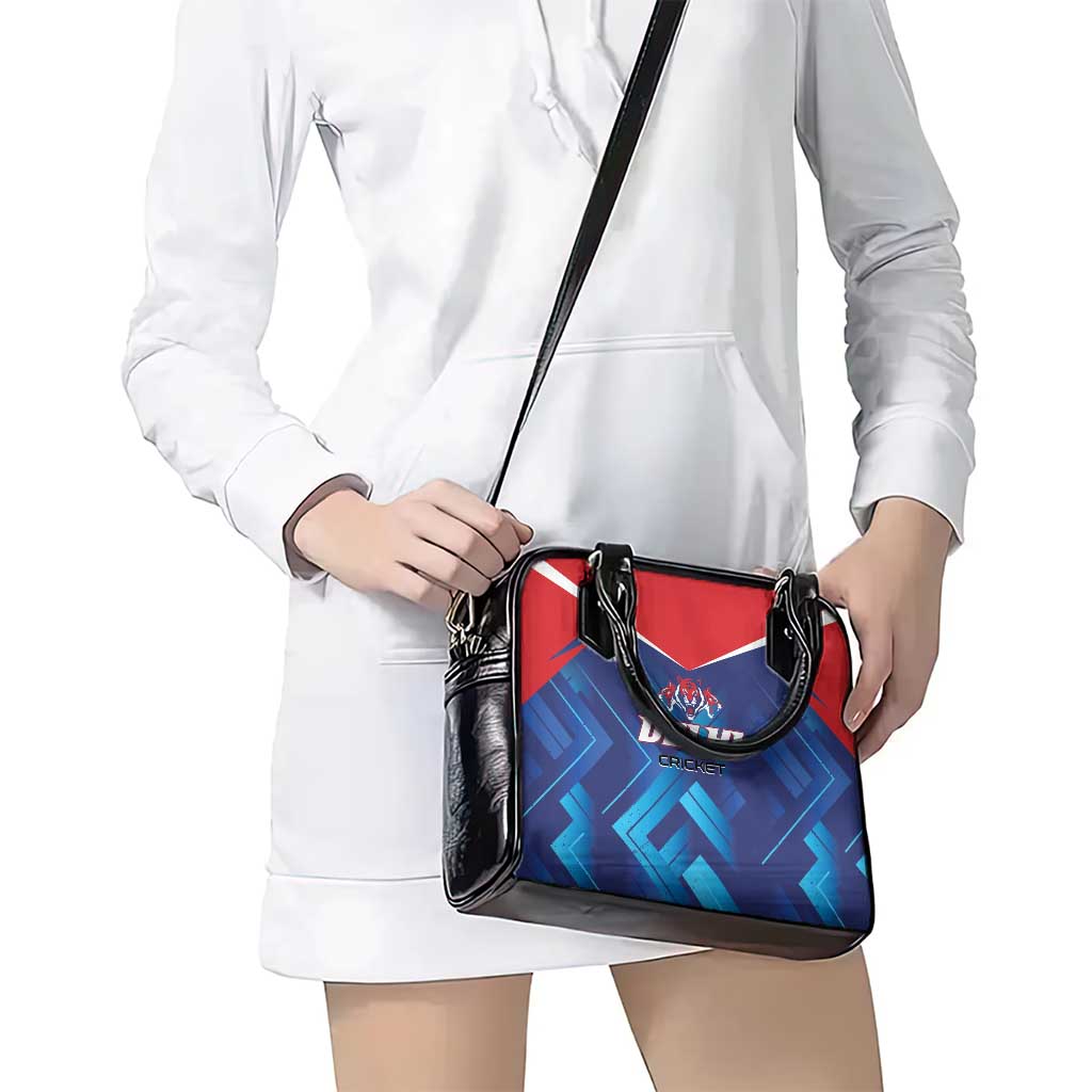 Capitals Delhi 2025 Cricket Shoulder Handbag Fight Till The End LT01