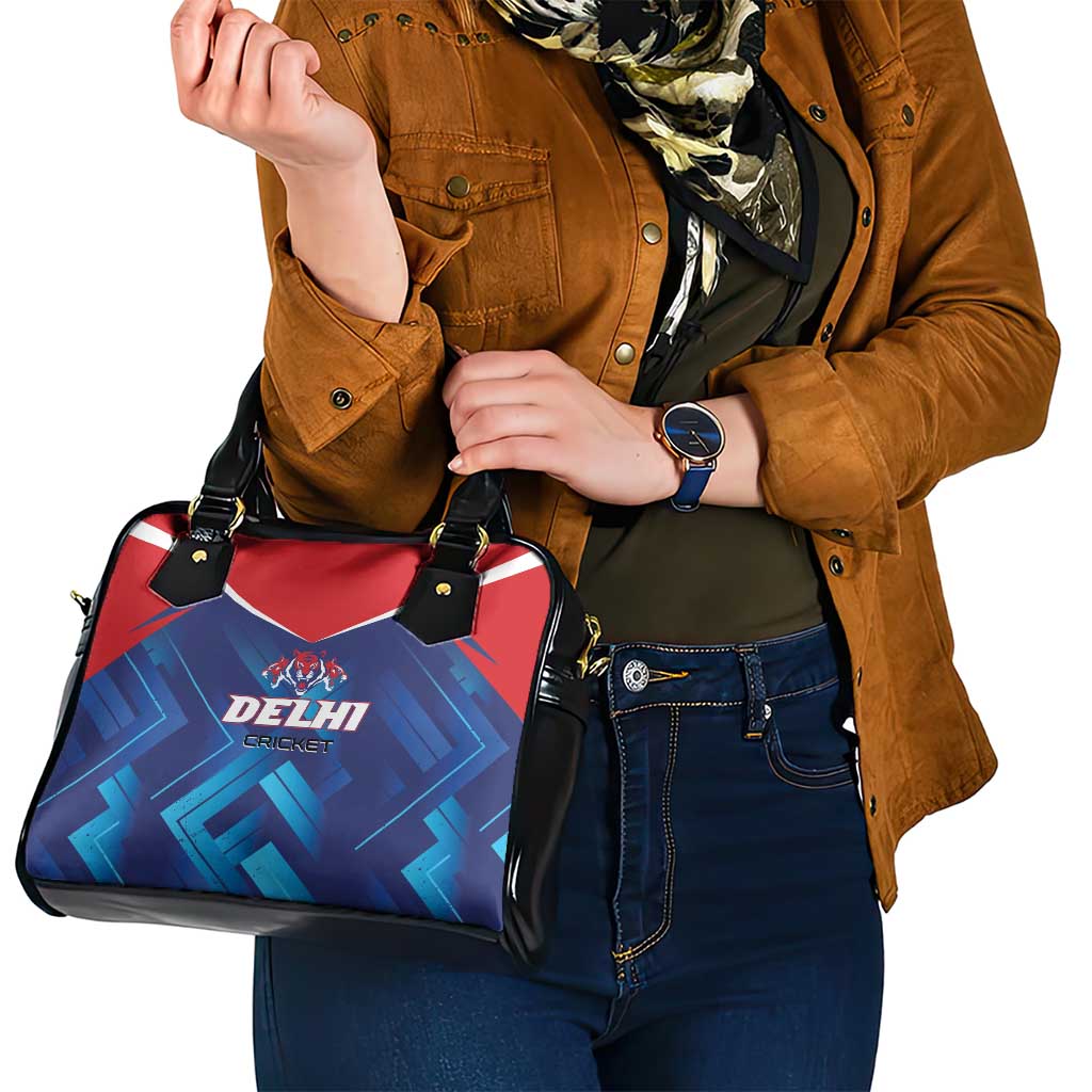 Capitals Delhi 2025 Cricket Shoulder Handbag Fight Till The End LT01