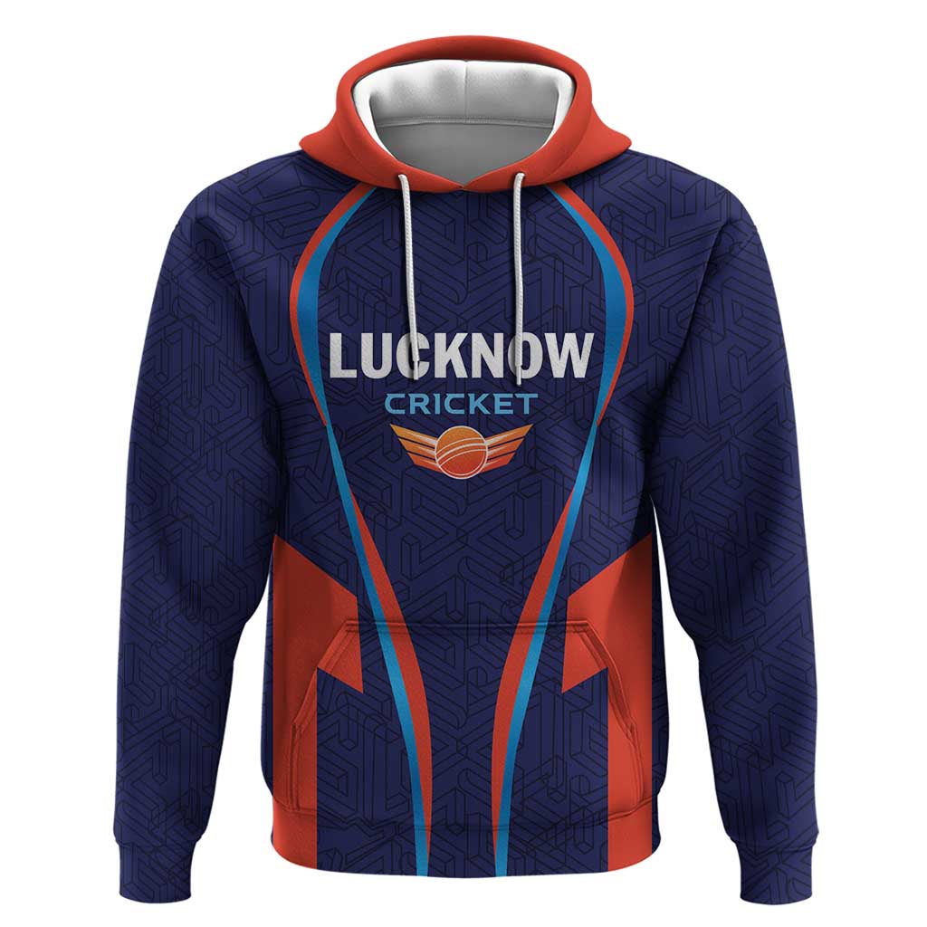 Custom Lucknow 2025 Cricket Super Giants Hoodie Hum Aa Rahe Hai LT01