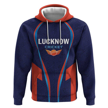 Custom Lucknow 2025 Cricket Super Giants Hoodie Hum Aa Rahe Hai LT01