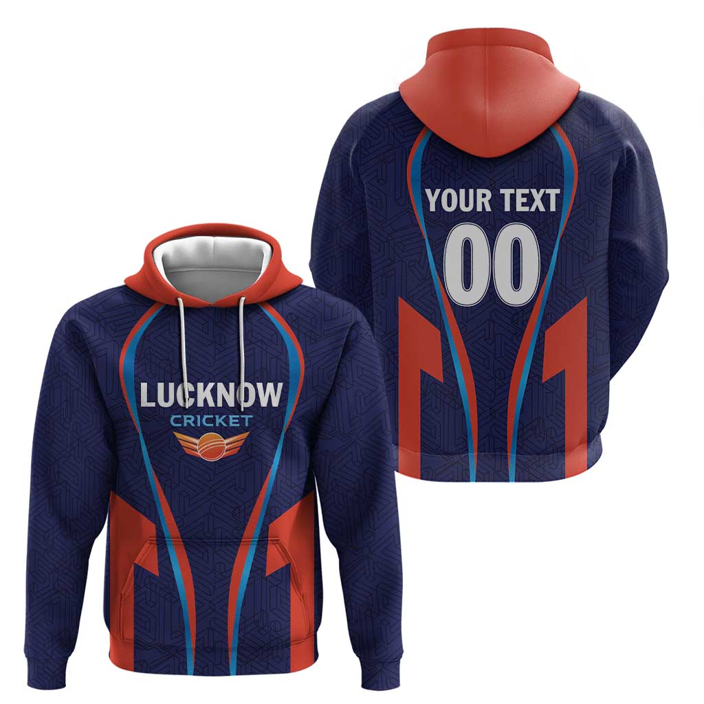 Custom Lucknow 2025 Cricket Super Giants Hoodie Hum Aa Rahe Hai LT01
