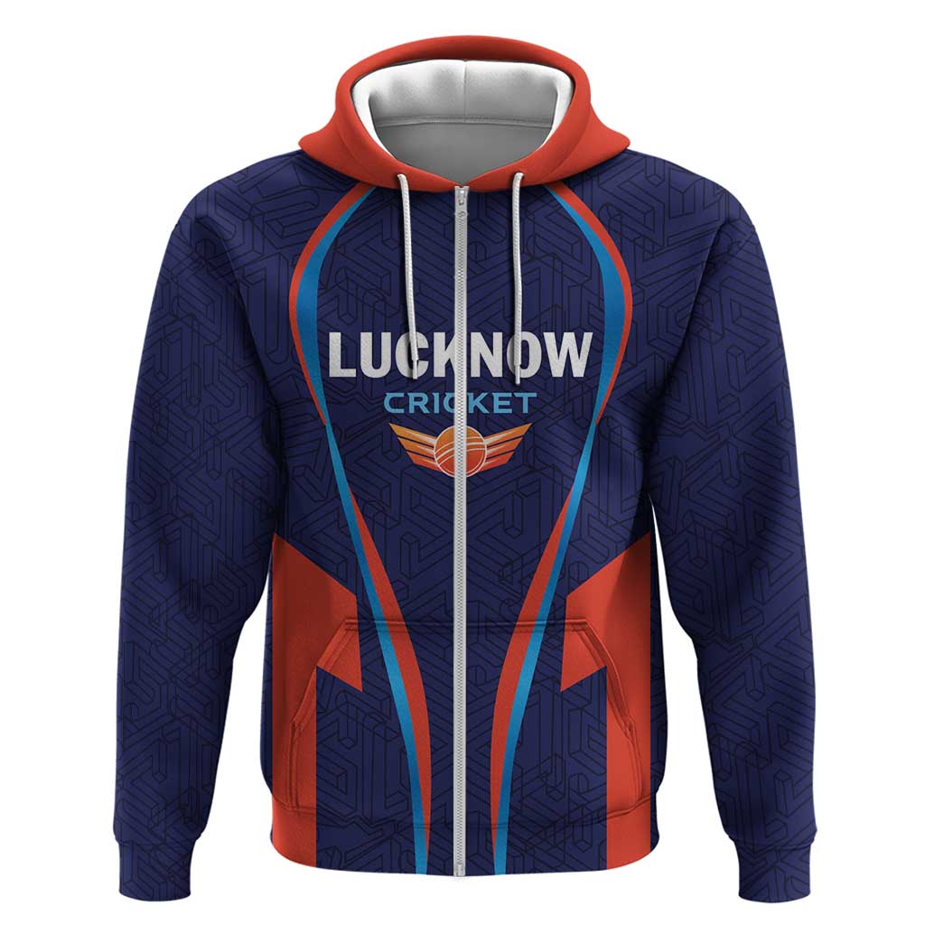 Custom Lucknow 2025 Cricket Super Giants Hoodie Hum Aa Rahe Hai LT01