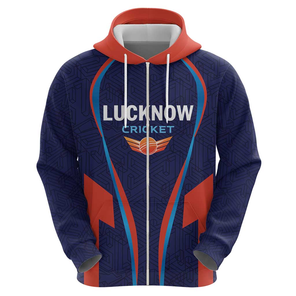 Custom Lucknow 2025 Cricket Super Giants Hoodie Hum Aa Rahe Hai LT01