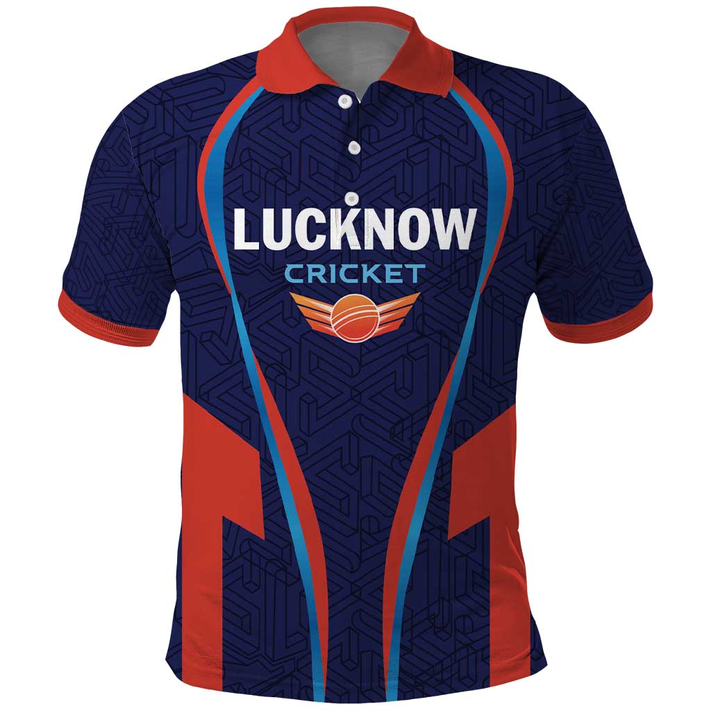 Custom Lucknow 2025 Cricket Super Giants Polo Shirt Hum Aa Rahe Hai LT01
