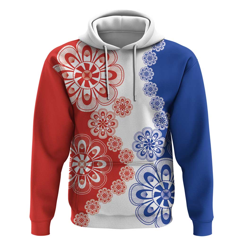 Paraguay Nanduti Traditional Lace Stylized Hoodie LT01