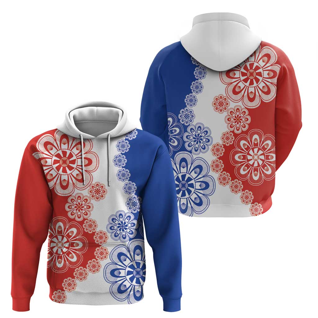 Paraguay Nanduti Traditional Lace Stylized Hoodie LT01