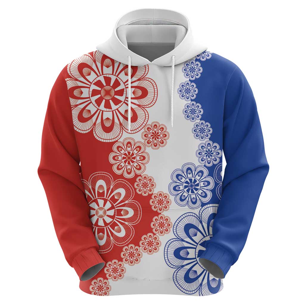 Paraguay Nanduti Traditional Lace Stylized Hoodie LT01