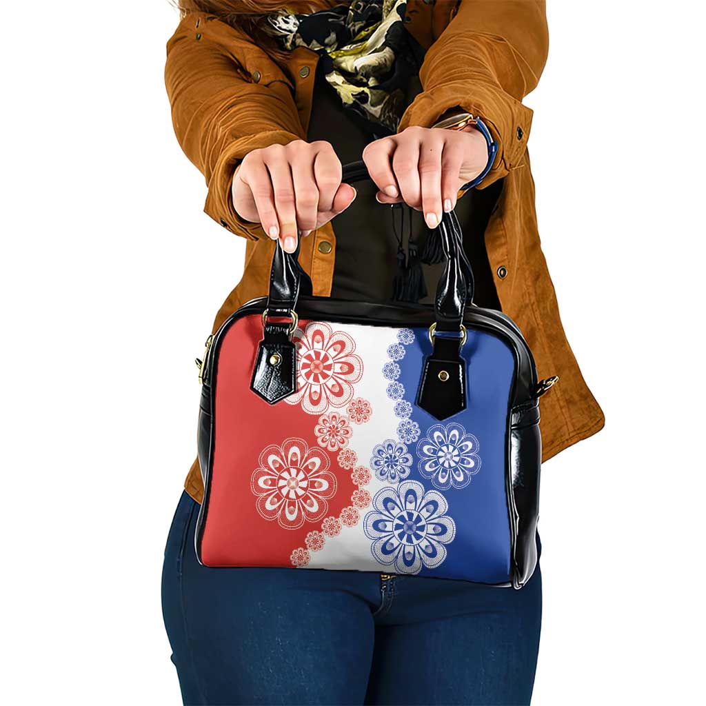 Paraguay Nanduti Traditional Lace Stylized Shoulder Handbag LT01