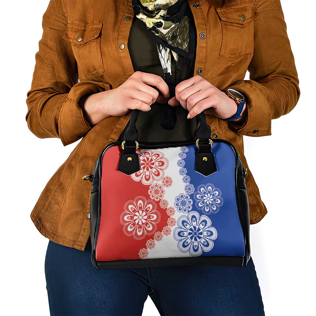 Paraguay Nanduti Traditional Lace Stylized Shoulder Handbag LT01