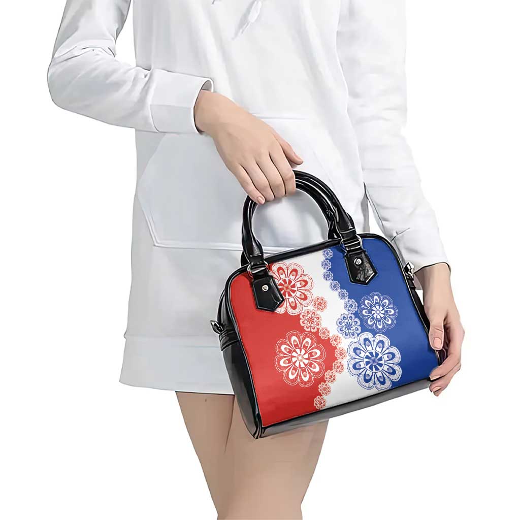 Paraguay Nanduti Traditional Lace Stylized Shoulder Handbag LT01