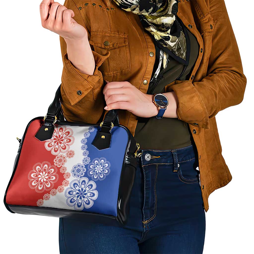 Paraguay Nanduti Traditional Lace Stylized Shoulder Handbag LT01