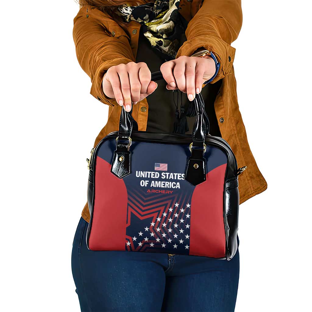 Personalized USA 2025 Archery Shoulder Handbag Aim Shoot Win LT01