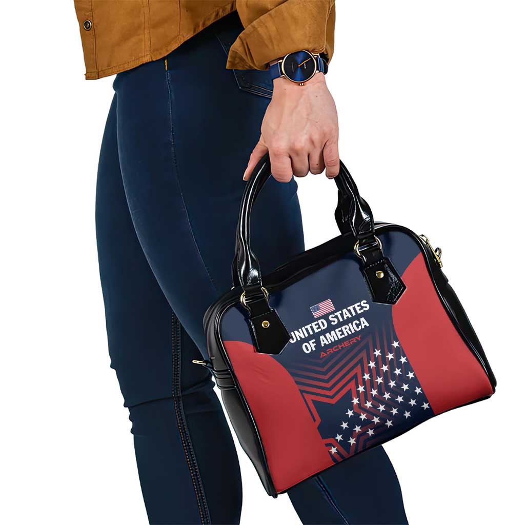 Personalized USA 2025 Archery Shoulder Handbag Aim Shoot Win LT01