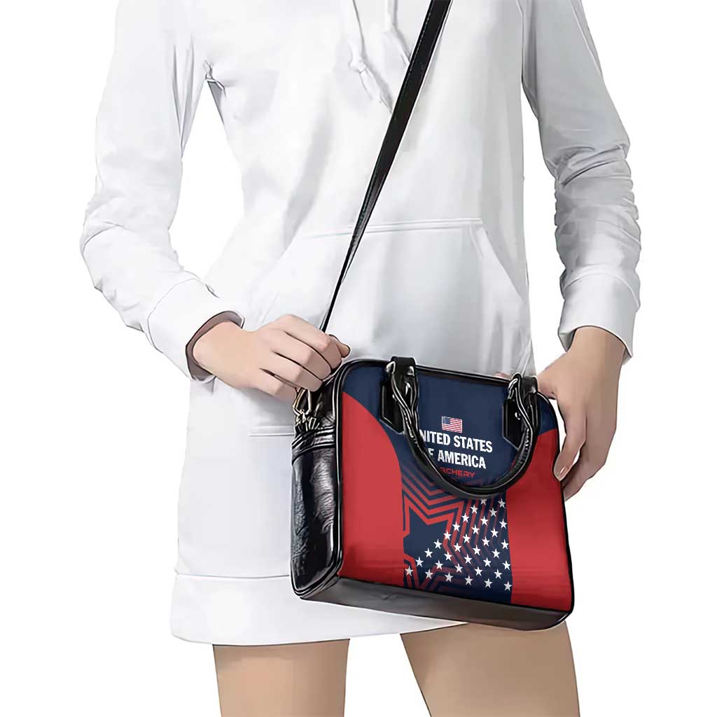 Personalized USA 2025 Archery Shoulder Handbag Aim Shoot Win LT01