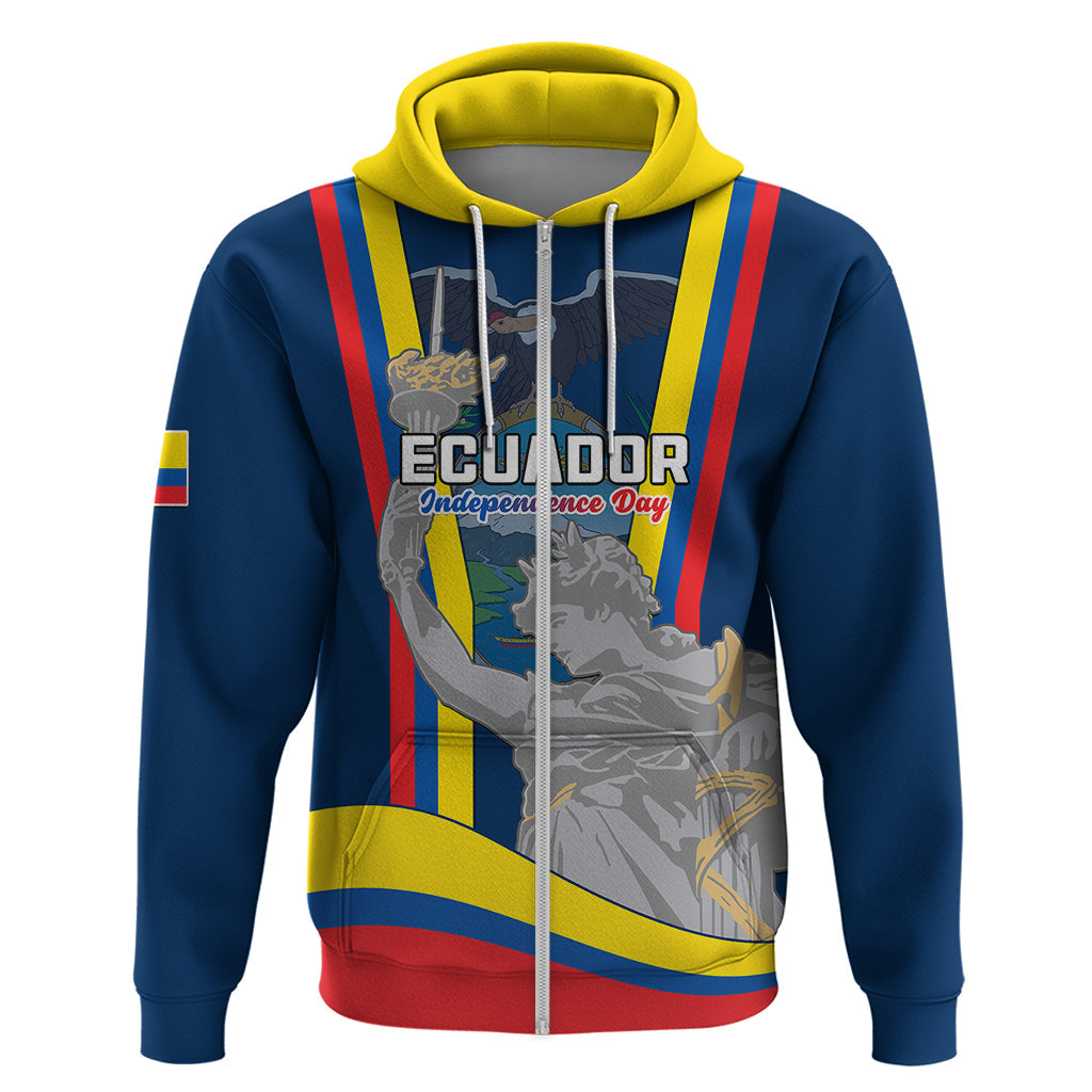 Custom Ecuador Independence Day Hoodie Monumento a la Independencia Quito 10th August LT01