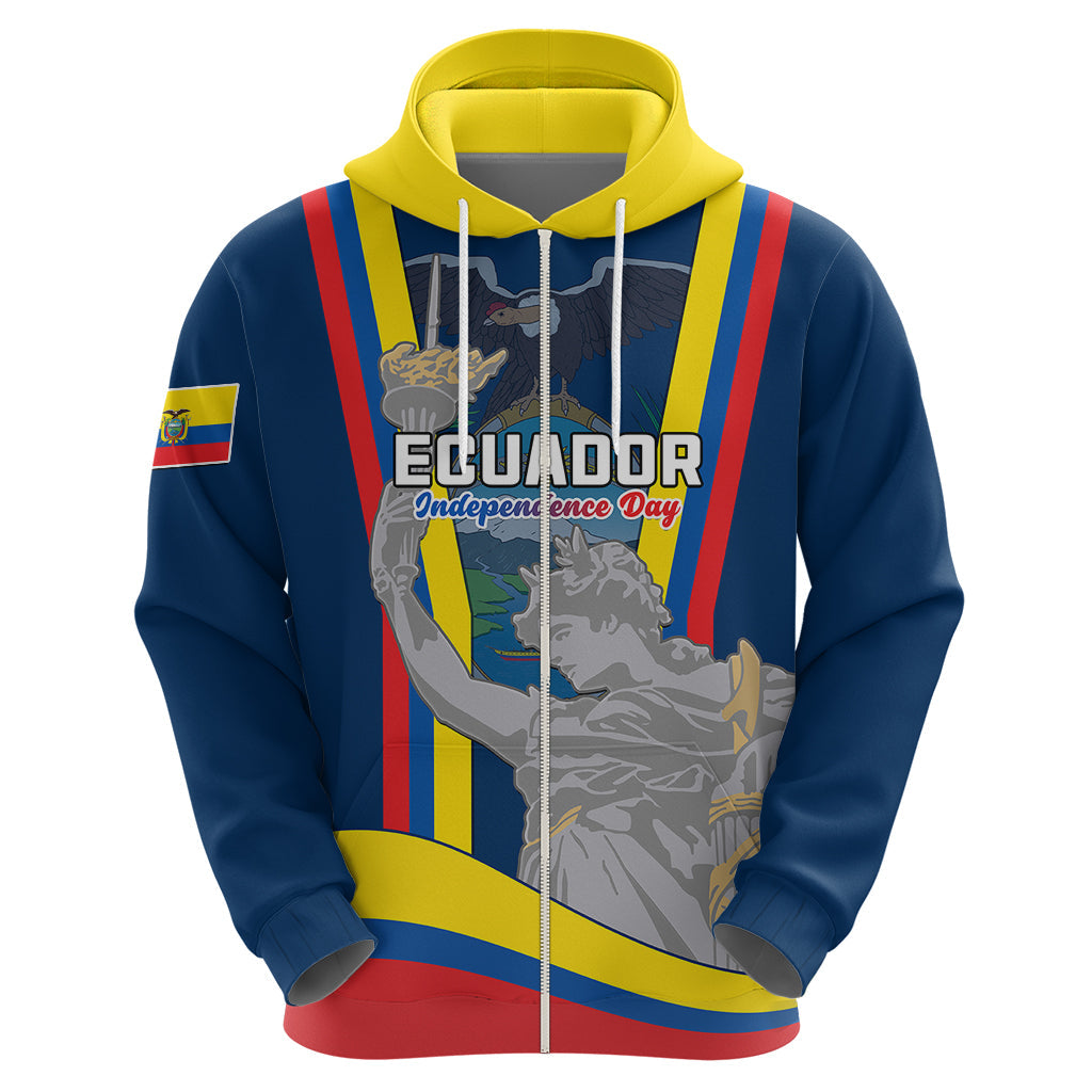 Custom Ecuador Independence Day Hoodie Monumento a la Independencia Quito 10th August LT01