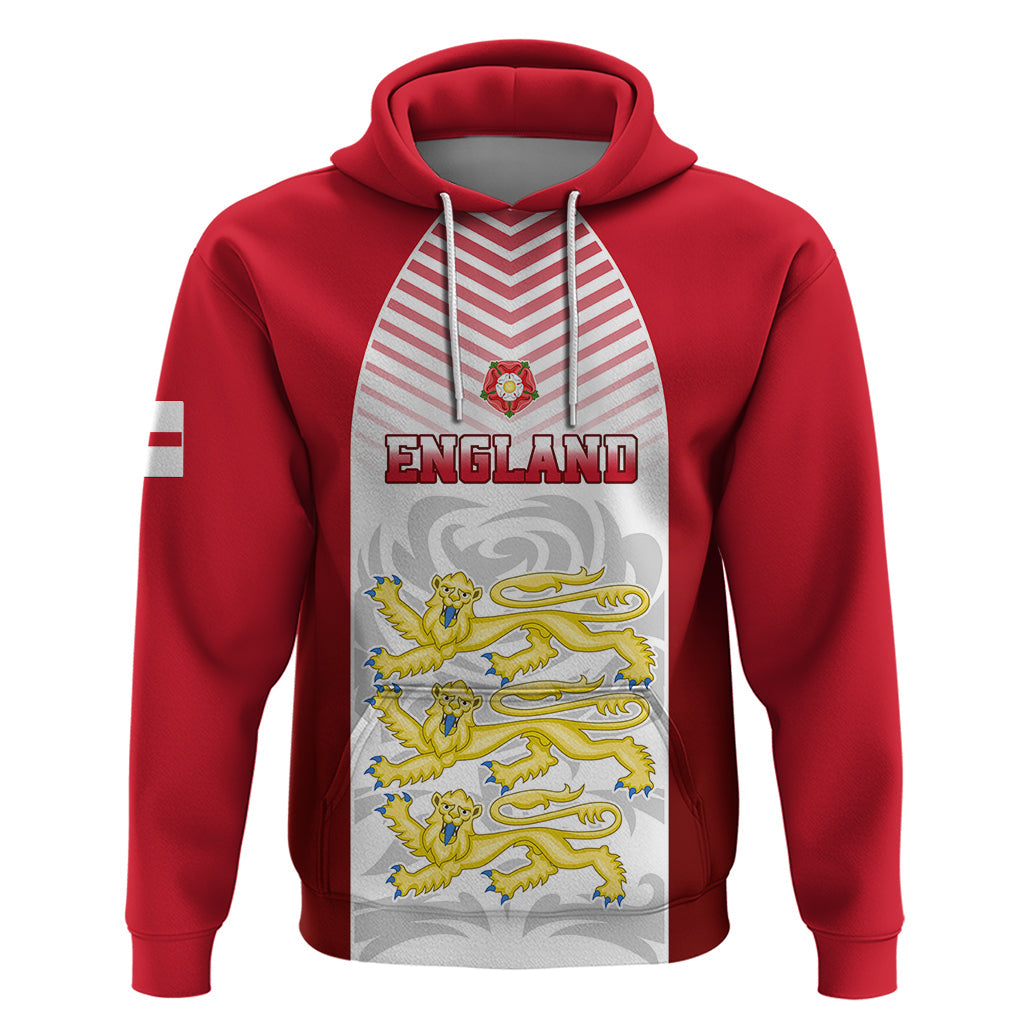 England Hoodie Three Lions and Tudor Rose LT01