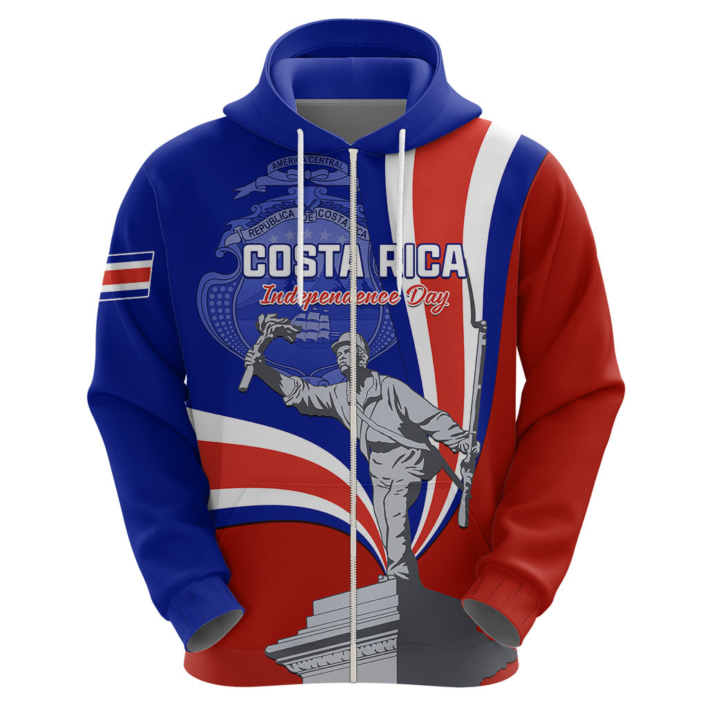 Costa Rica Independence Day Hoodie Juan Santamaria National Hero LT01