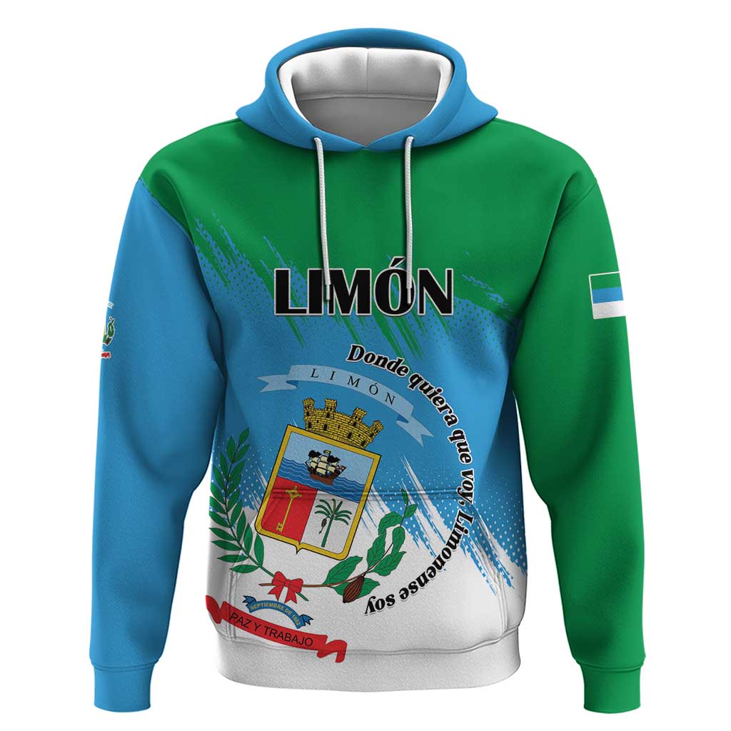 Personalized Costa Rica Limón Province Hoodie Donde Quiera Que Voy Limonense Soy LT01