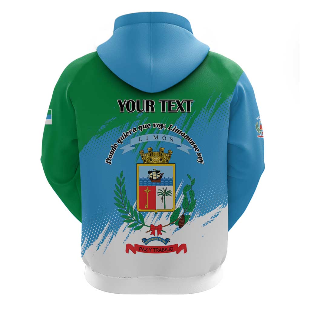 Personalized Costa Rica Limón Province Hoodie Donde Quiera Que Voy Limonense Soy LT01