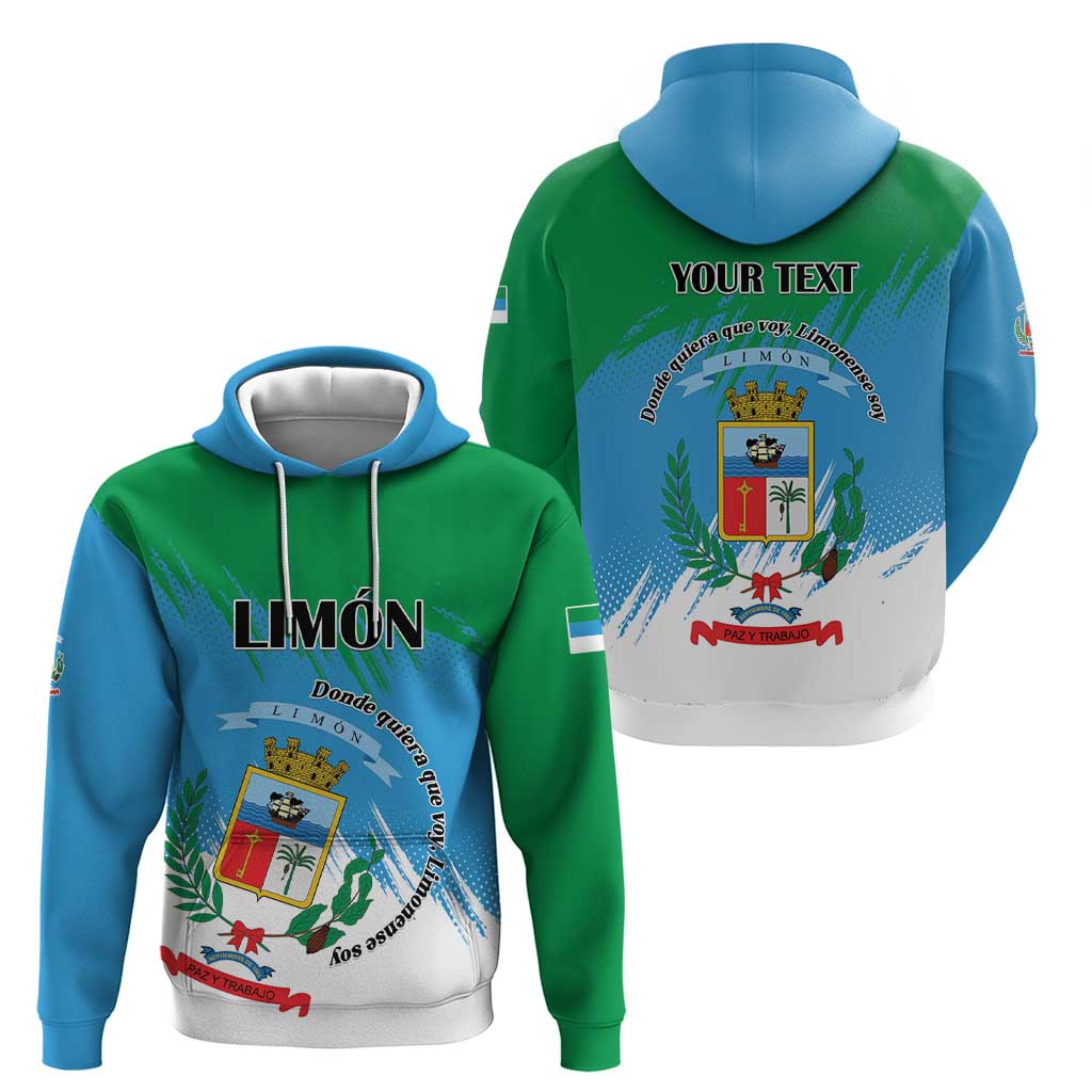 Personalized Costa Rica Limón Province Hoodie Donde Quiera Que Voy Limonense Soy LT01