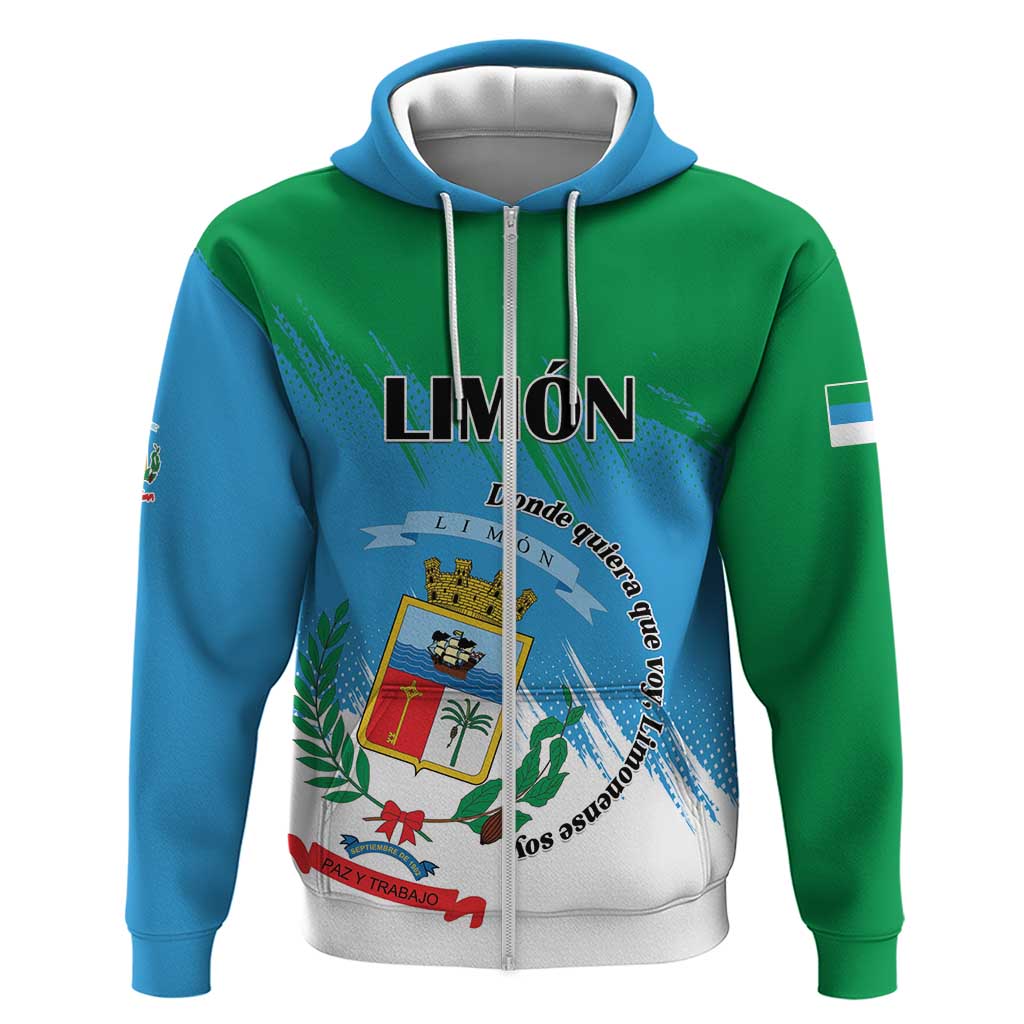 Personalized Costa Rica Limón Province Hoodie Donde Quiera Que Voy Limonense Soy LT01